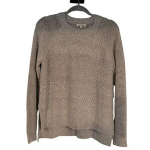 Rag Poets Size M Gray Sweater Pullover Geometric Oversized Relaxed K2Y